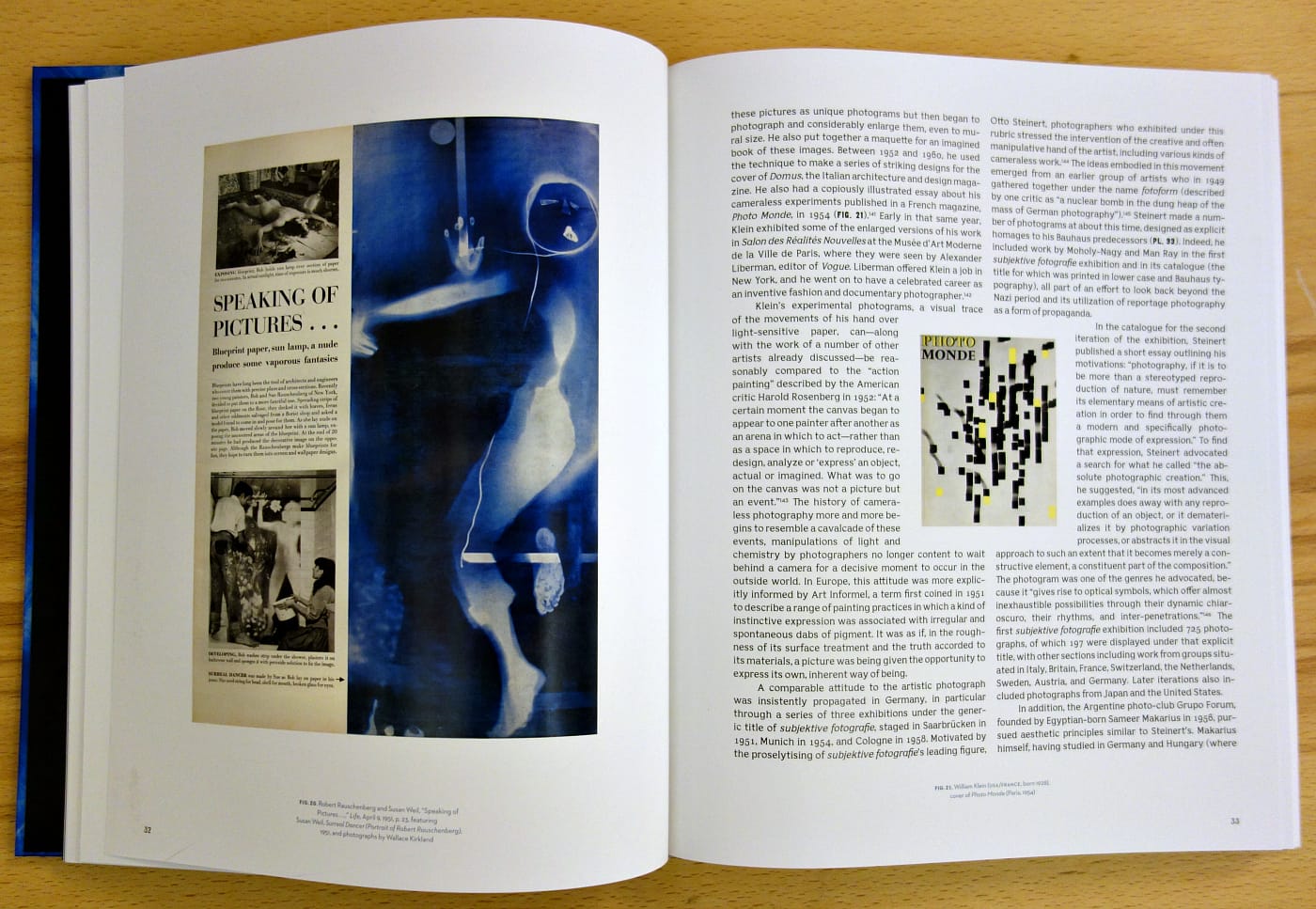 Pages from 'Emanations: The Art of the Cameraless Photograph' (photo of the book for Hyperallergic)