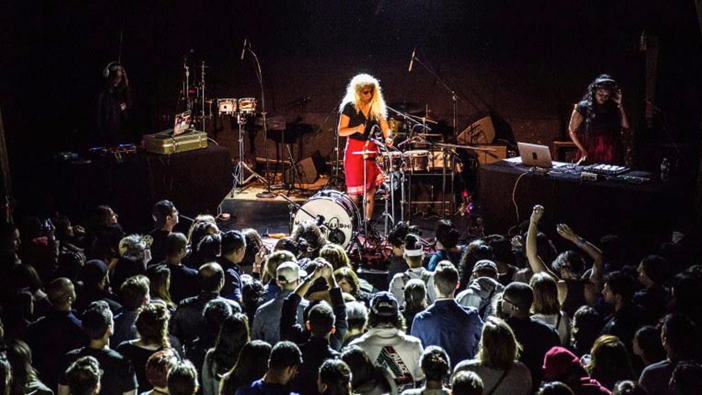 Madame Gandhi via http://www.hauserwirthschimmel.com/events/after-5-madame-gandhi-20160630