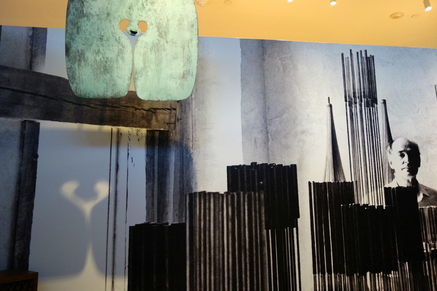 Installation view of 'Atmosphere for Enjoyment: Harry Bertoia’s Environment for Sound'