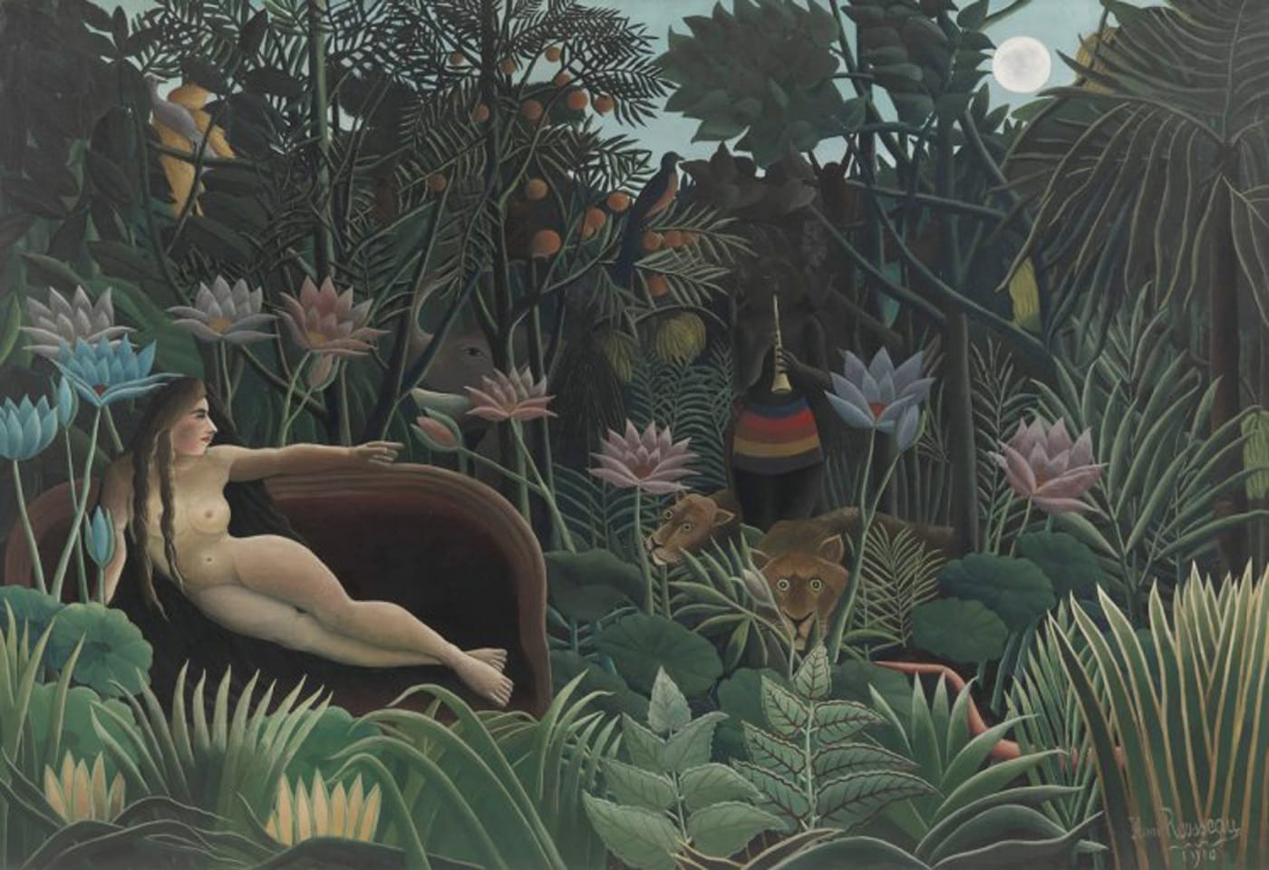 Henri Rousseau, “The Dream” (1910), oil on canvas (© 2016 the Museum of Modern Art, New York/Scala, Florence)