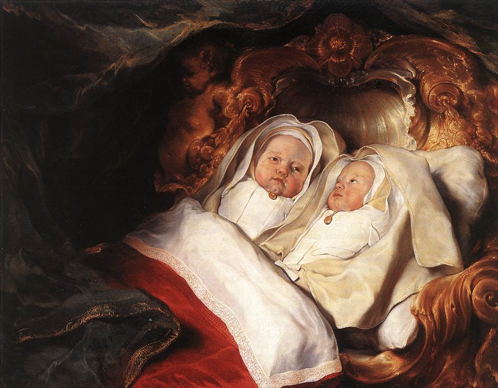 Salomon de Bray, "The Twins Clara and Aelbert de Bray" (ca 1646), Scottish National Gallery (via Wikimedia Commons)