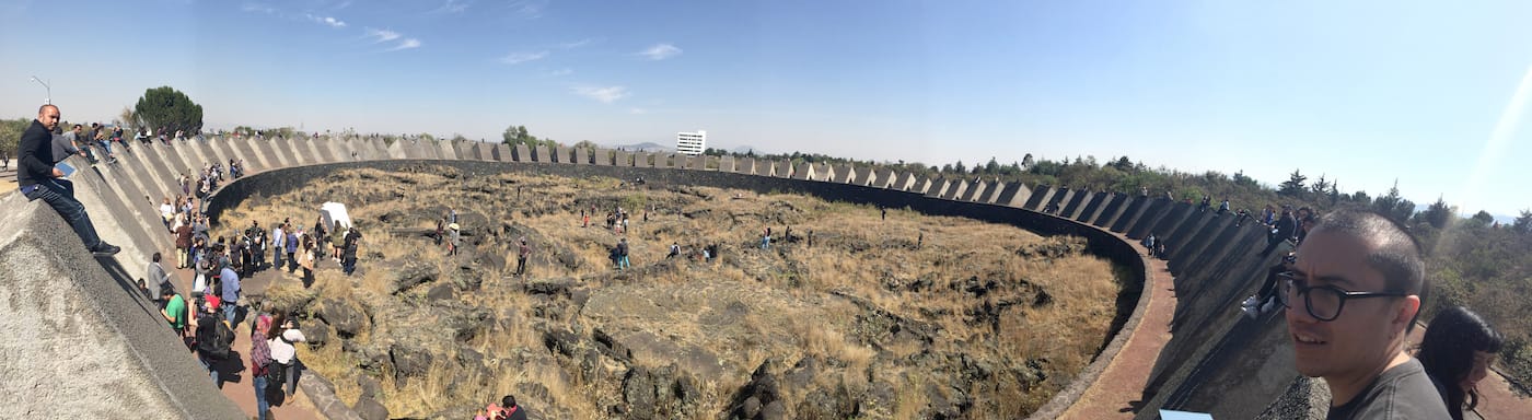 Aerial view of Espacio Escultórico