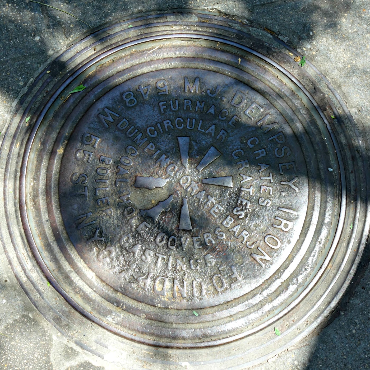 M. J. Dempsey Iron Foundry cover