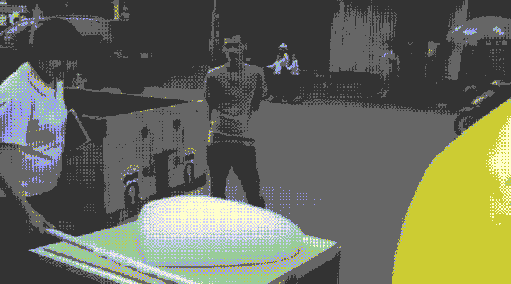 The Khmer Cloud Making Service in action (gif by Hyperallergic)