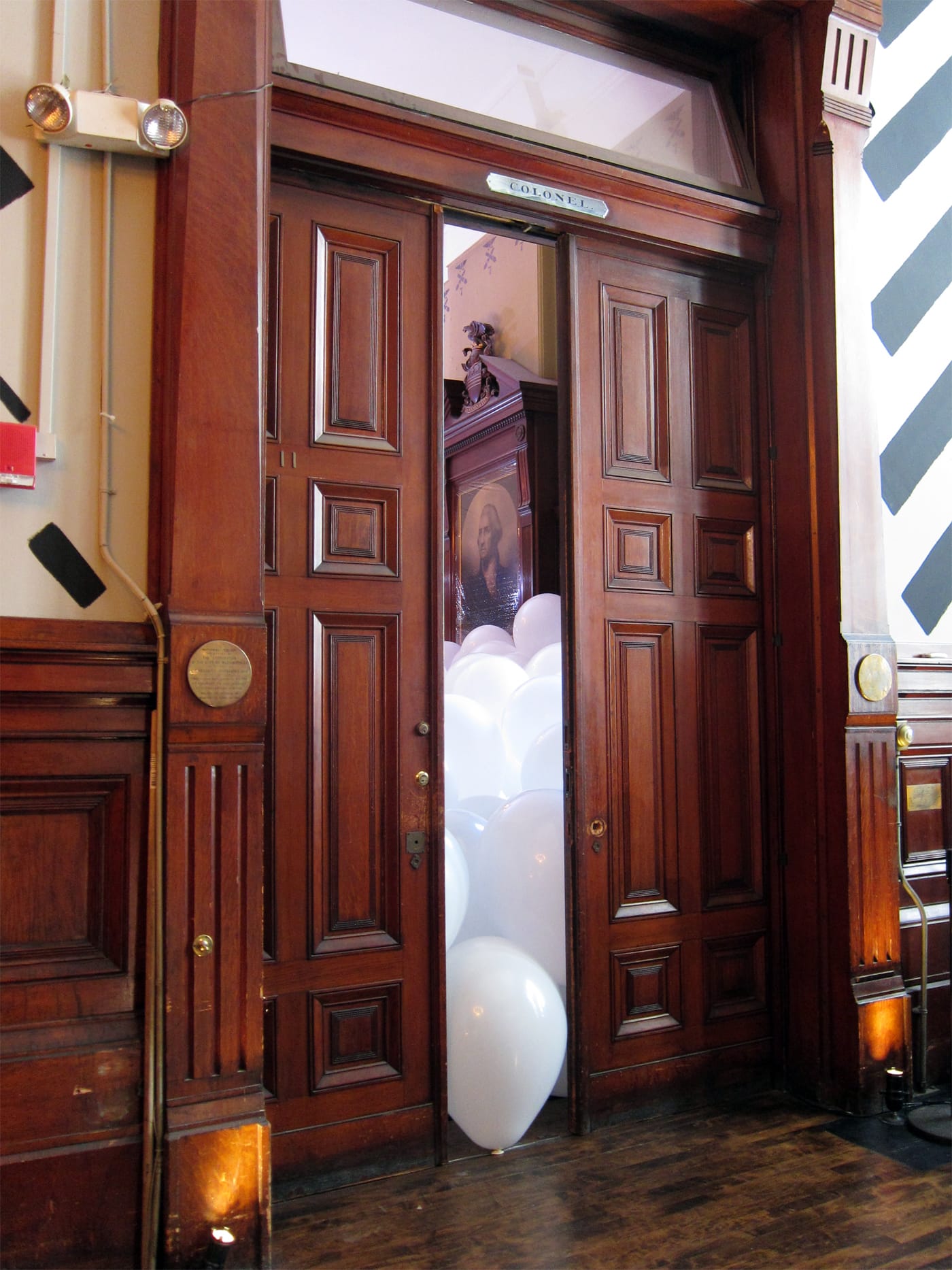 Martin Creed, "Work No. 2497: Half the air in a given space" (2015) (click to enlarge)