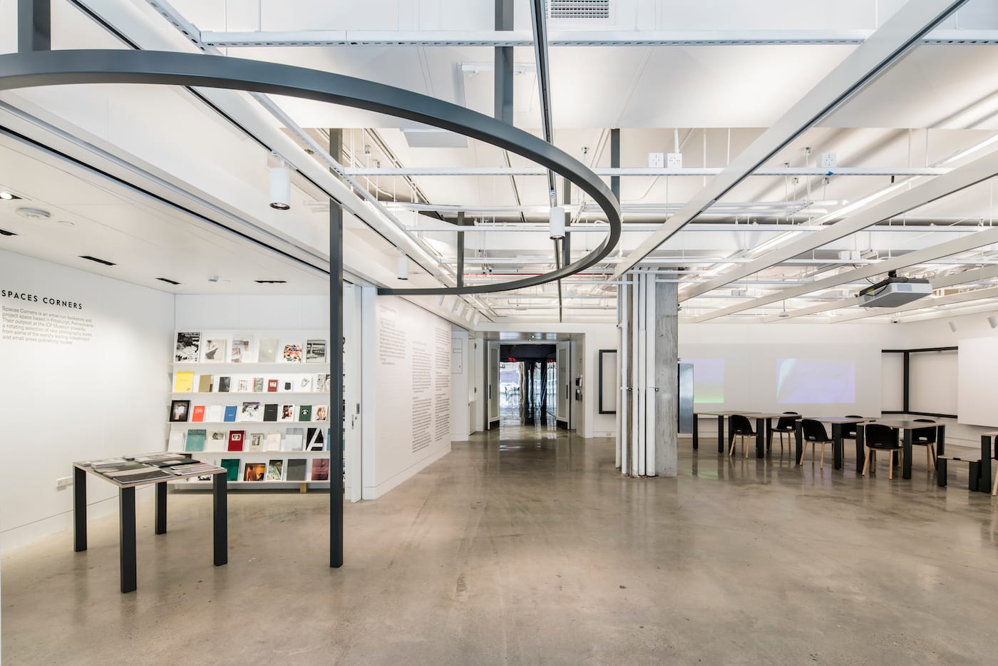 The interior of the new International Center of Photography at 250 Bowery (photo © Saul Metnick, courtesy the International Center of Photography)