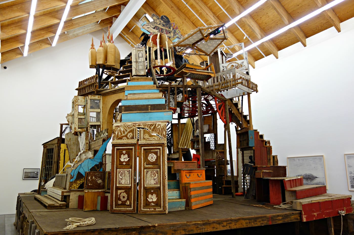 Installation view of 'Radical Seafaring' at the Parrish Art Museum