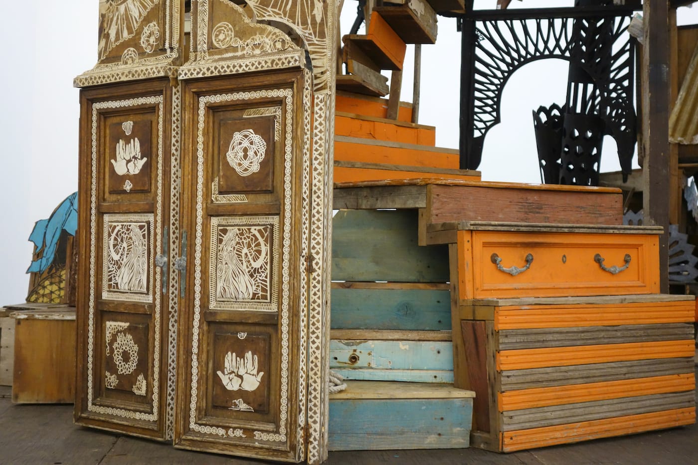 Installation view of 'Radical Seafaring' at the Parrish Art Museum