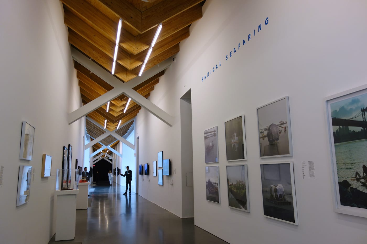 Installation view of 'Radical Seafaring' at the Parrish Art Museum