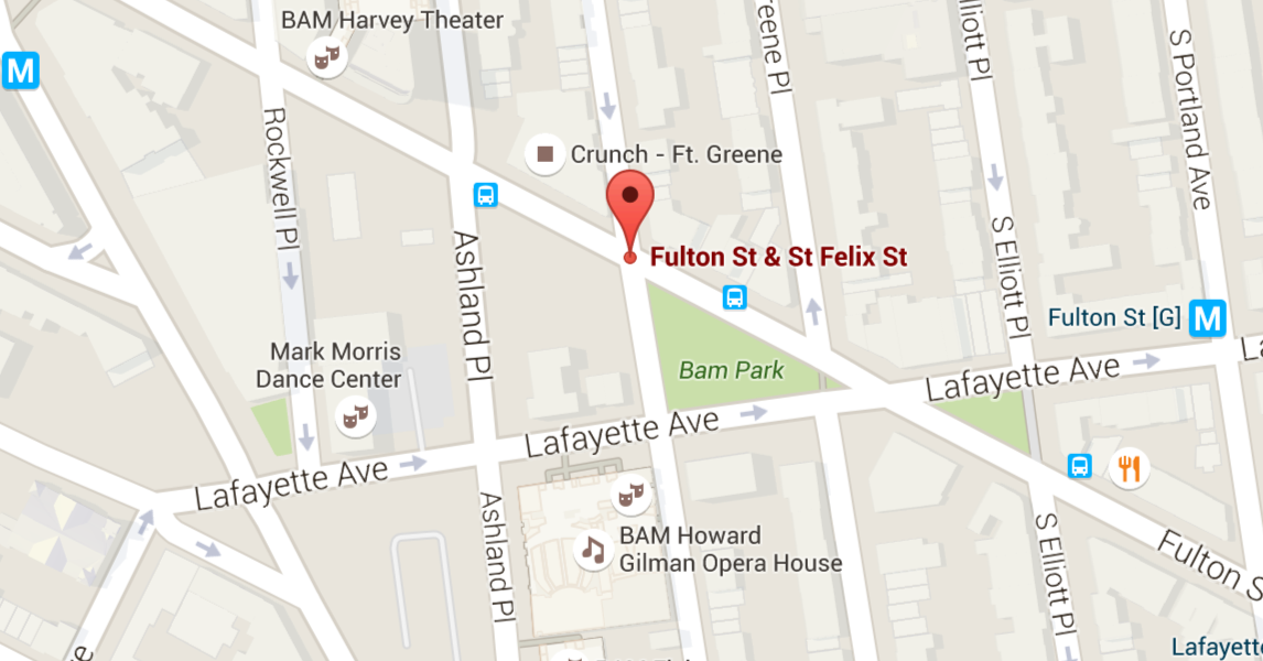 The meeting place for the skateboard tour. (screenshot by the author)