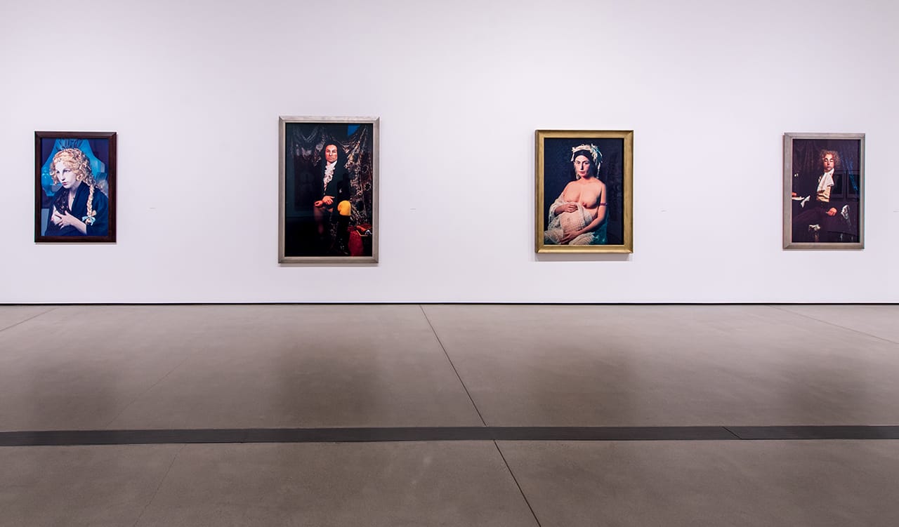 Installation Image of Cindy Sherman: Imitation of Life. Photo by Ben Gibbs, courtesy of The Broad.