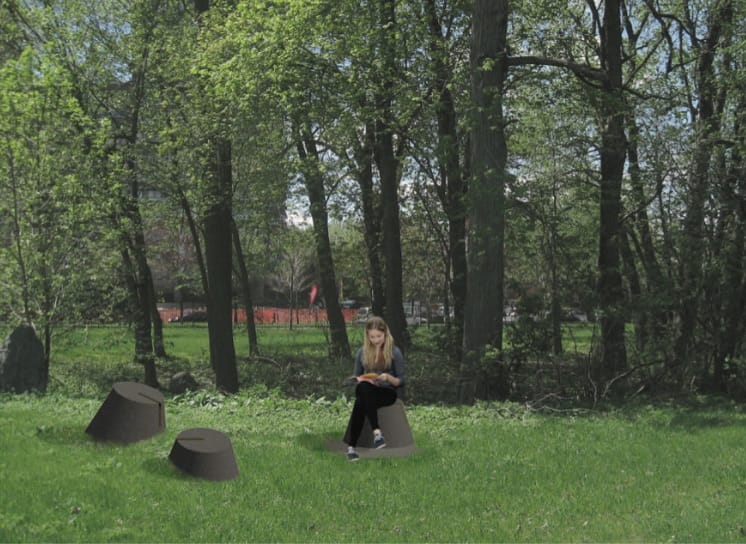 A granite sculpture commissioned by the city of Montreal (all images courtesy City of Montreal)