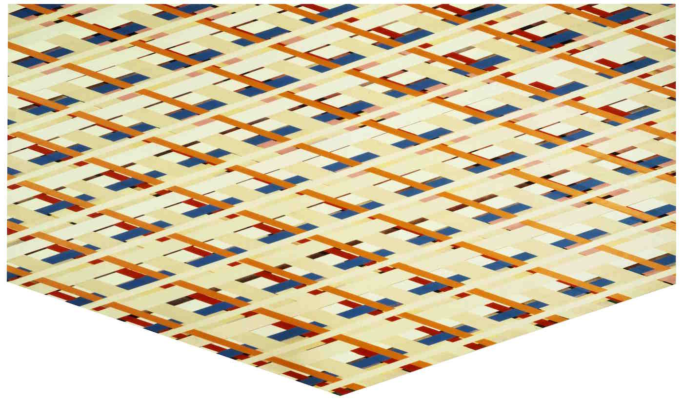 Sean Scully, "Cream Red Cream" (1973) (© Sean Scully; courtesy Cheim & Read, New York)