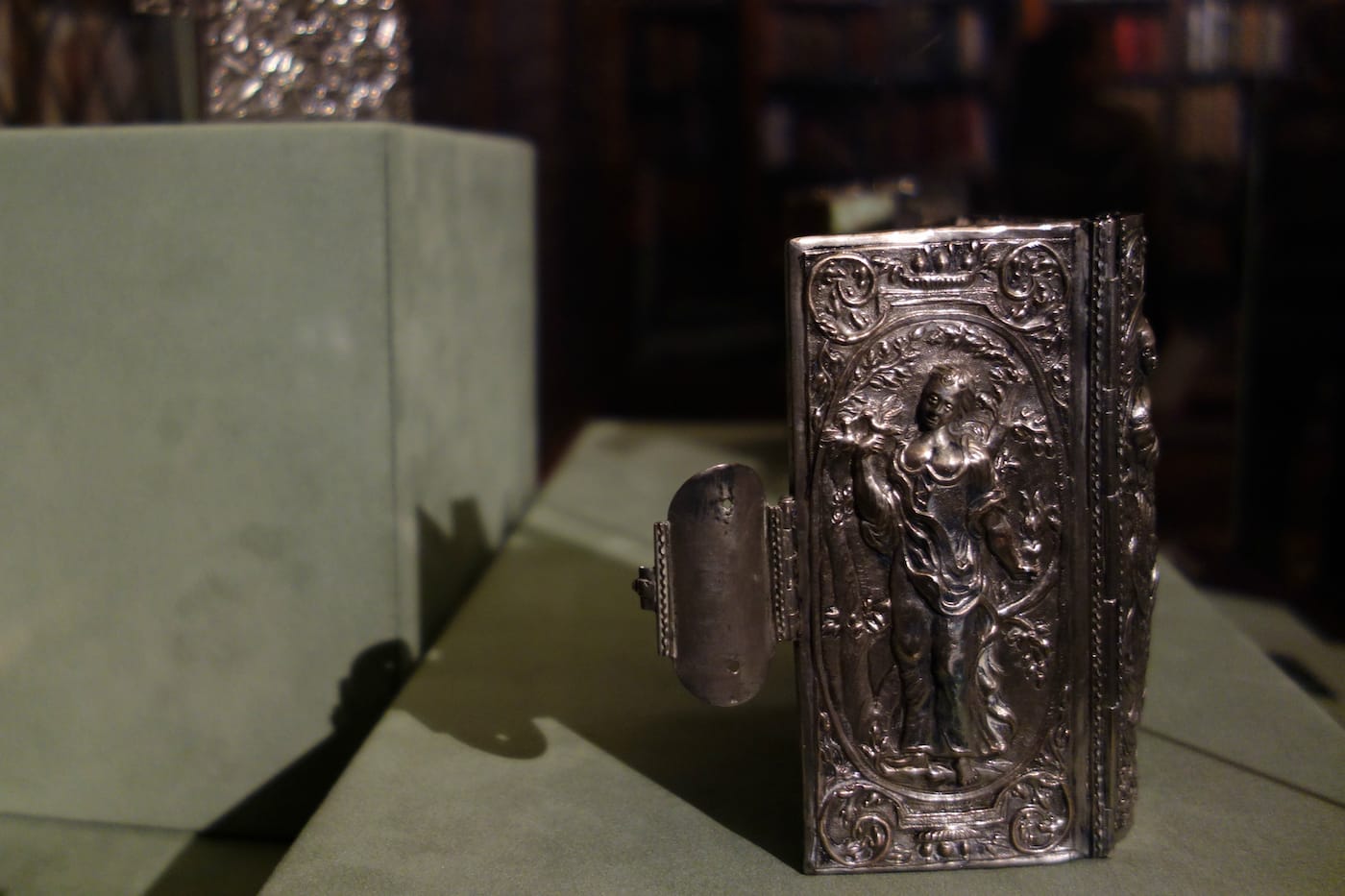 Silver bindings, Morgan Library