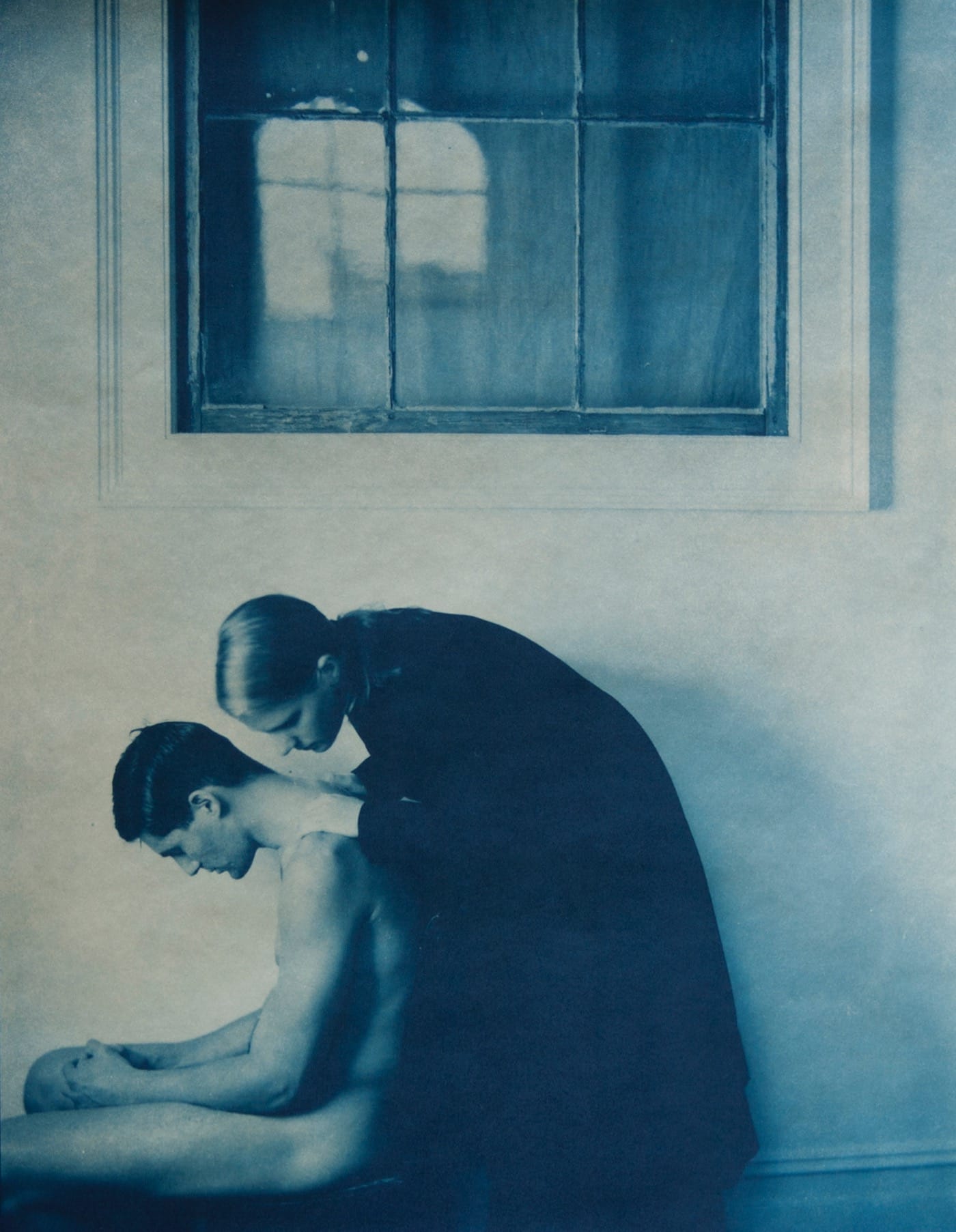 John Dugdale, My Spirit Tried to Leave Me, 1994, Cyanotype, 20 x 16 in. Courtesy the artist. 