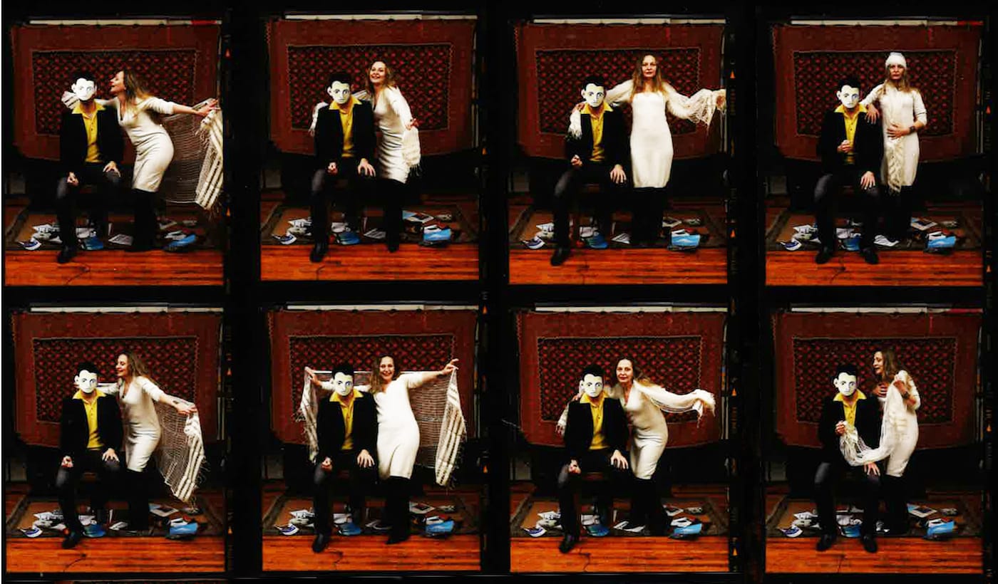 Contact sheet from first Gorky shoot with Neery Melkonian (2007) (courtesy the author)
