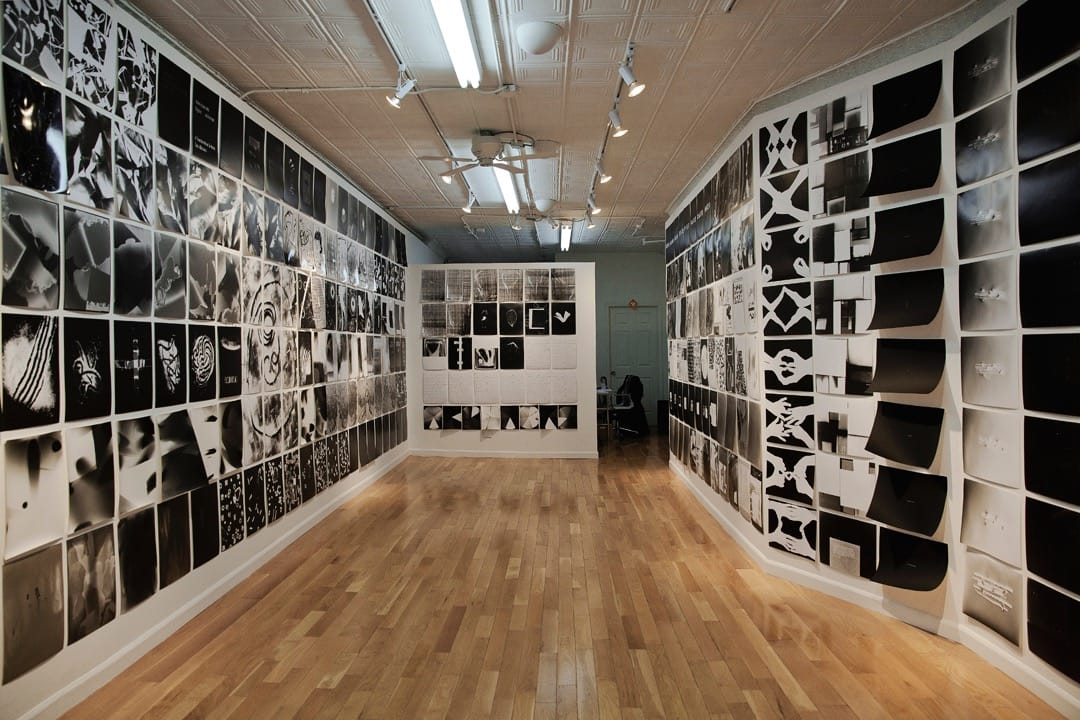 Installation view of Dust: the plates of the present, curated by Sonel Breslav (September 2015)