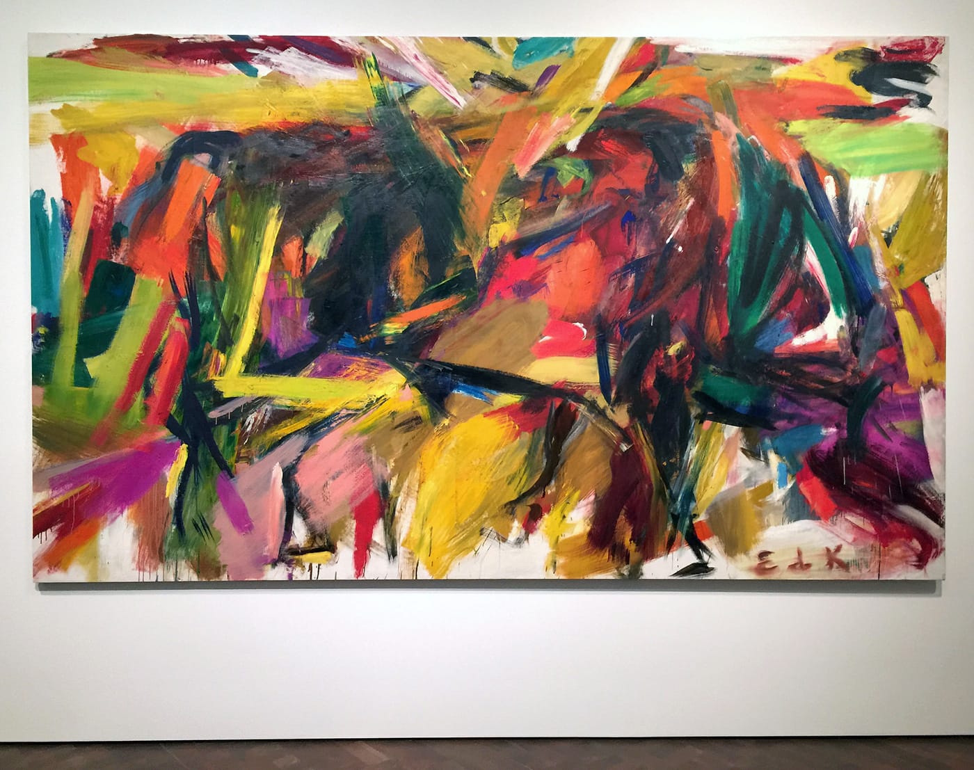 Elaine de Kooning's "Bullfight" (1959), which was acquired by the Denver Museum of Art.