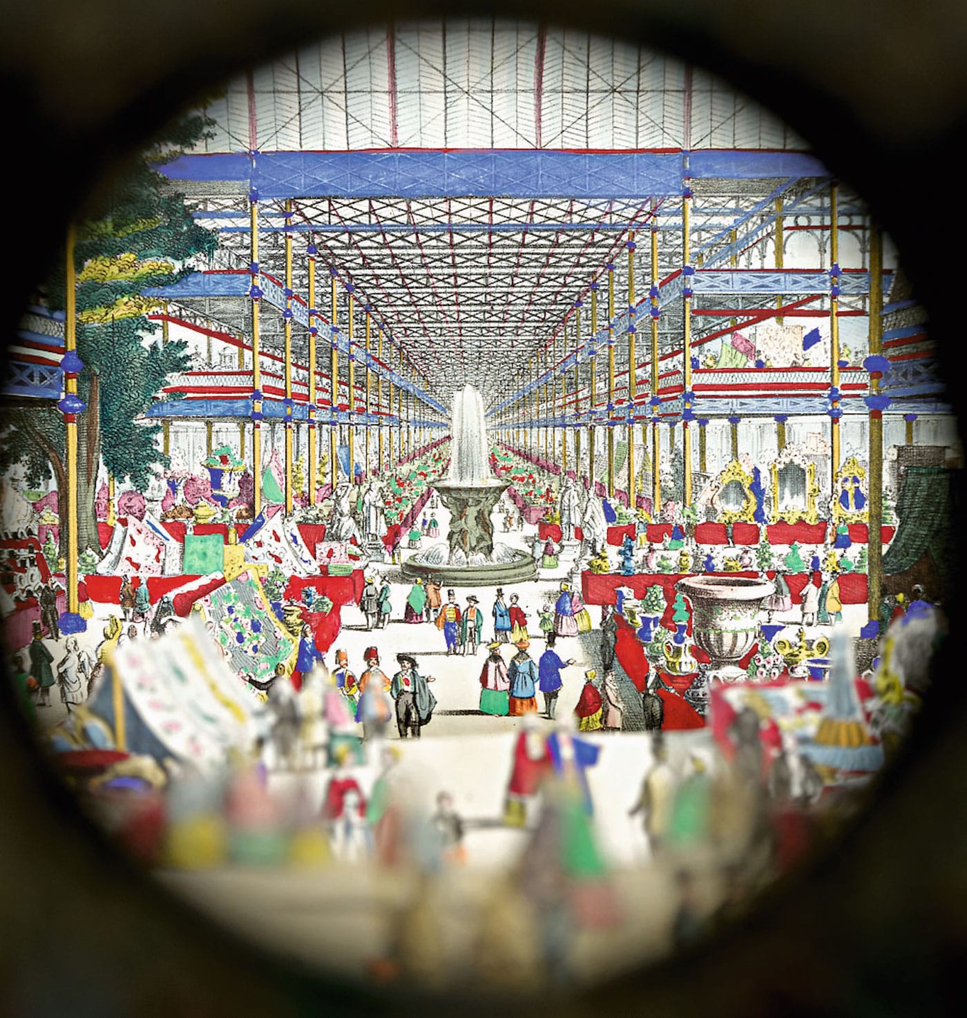 3a. The Interior of the Crystal Palace in London, German, 1851 (c) Victoria and Albert Museum, London. Photographer - Dennis Crompton