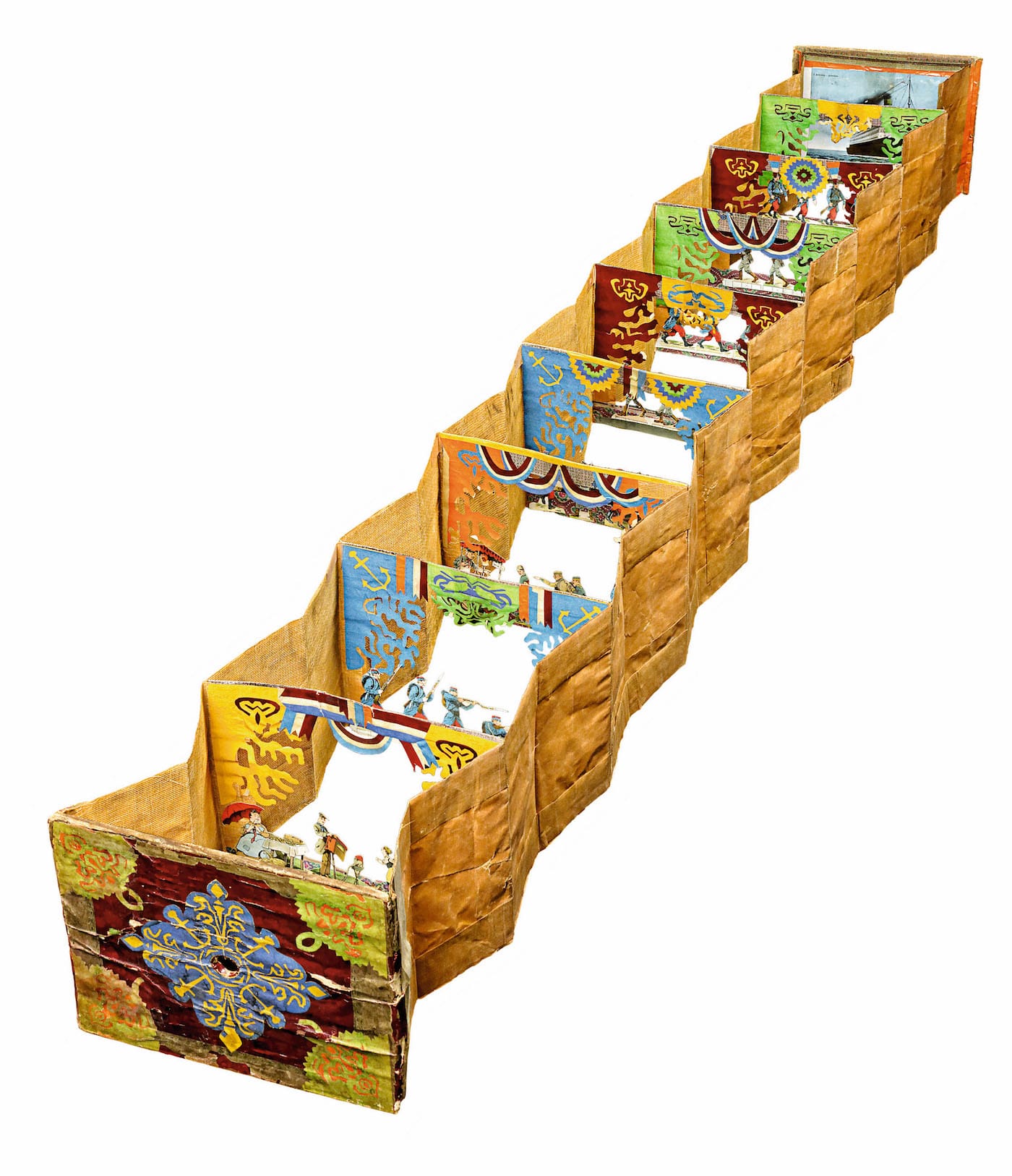 8. Riflemen on manoeuvre, unknown origin, ca.1910 (c) Victoria and Albert Museum, London. Photographer - Dennis Crompton