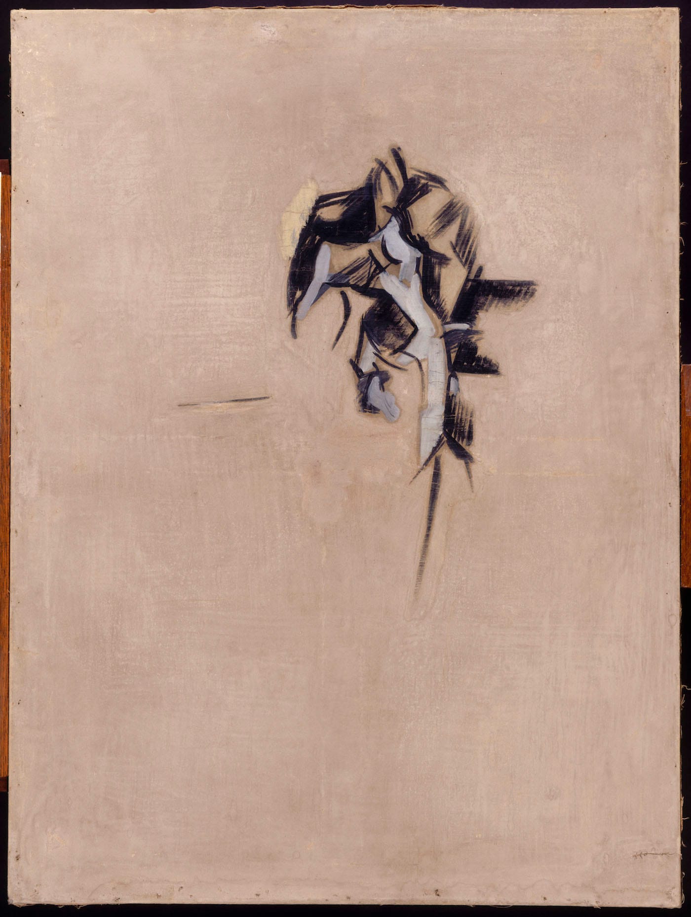 Robert Delaunay, "Portrait de Guillaume Apollinaire" (ca 1911–12), gouache and paint on canvas, Paris, Musée National d'Art Moderne—Centre Georges Pompidou (© Centre Pompidou, MNAM-CCI, Dist. RMN-Grand Palais / Georges Meguerditchian)