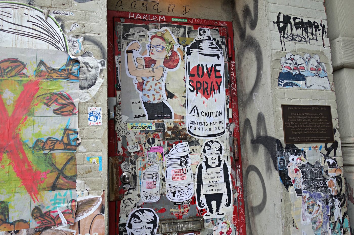 Jean-Michel Basquiat plaque unveiling