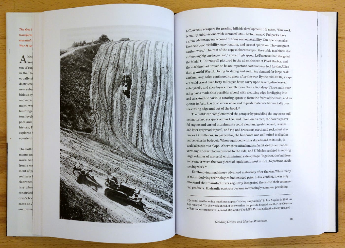 Pages from 'Bulldozer: Demolition and Clearance of the Postwar Landscape' (photo of the book for Hyperallergic)