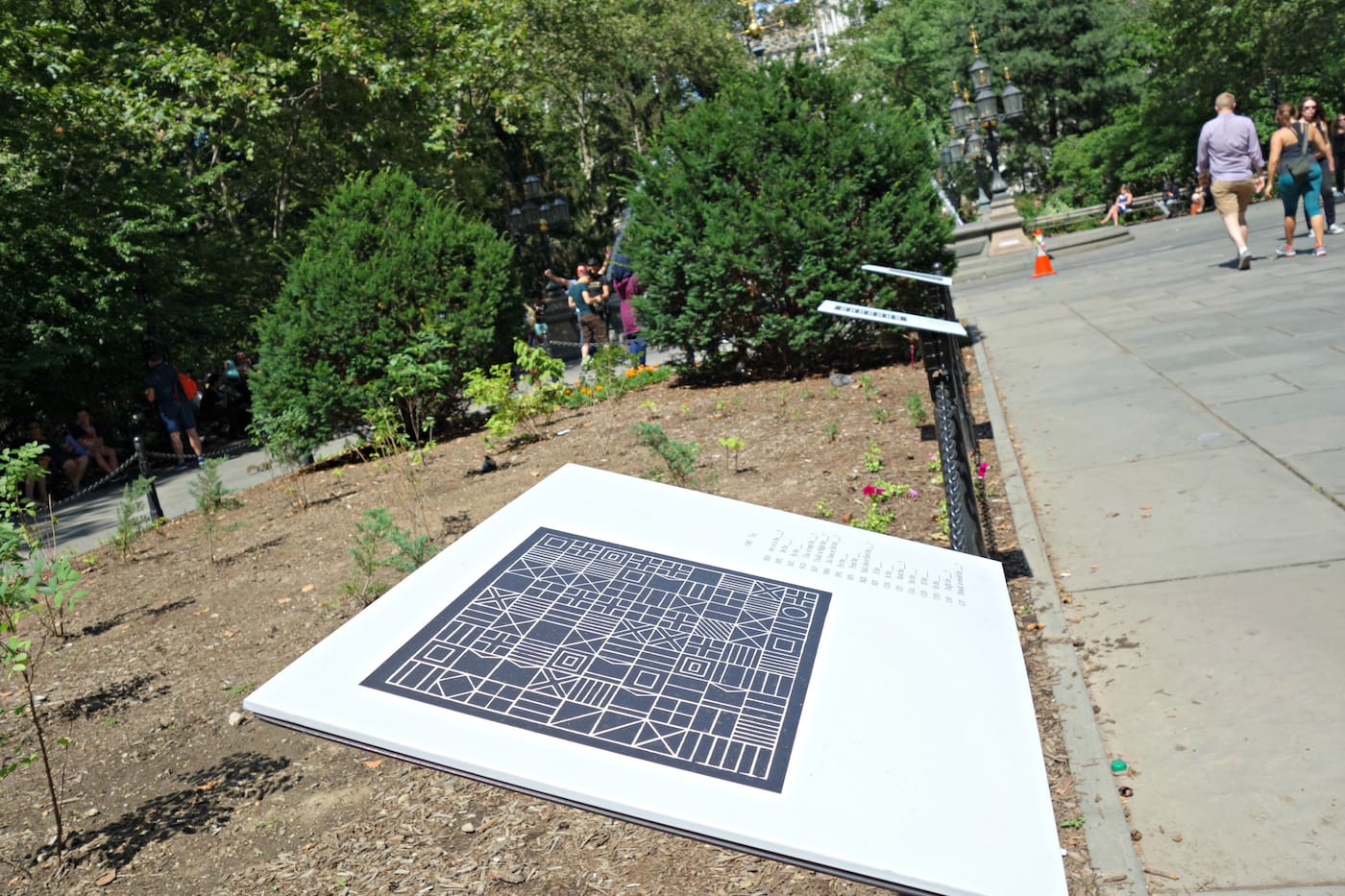 The Language of Things in City Hall Park