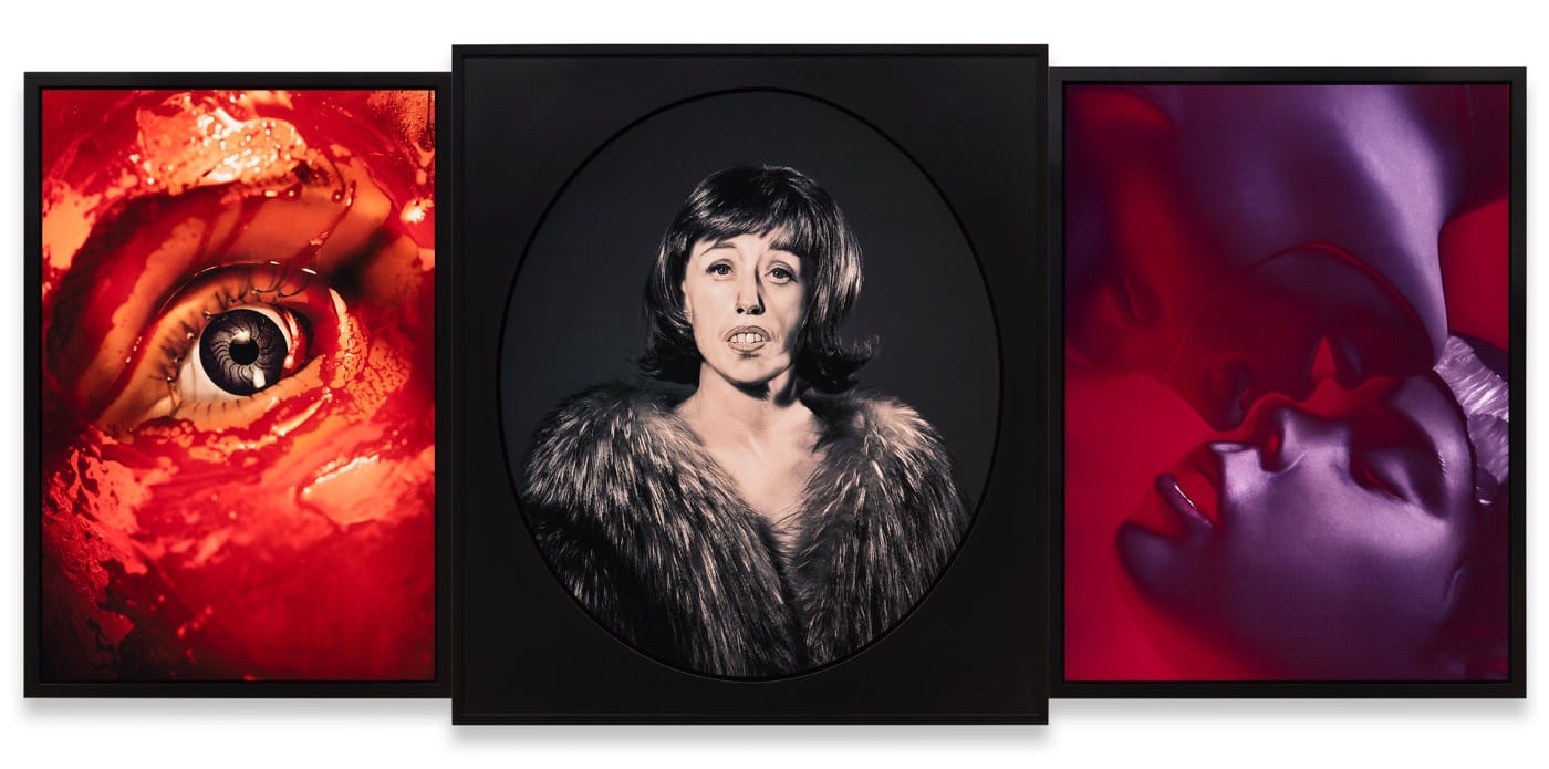 Cindy Sherman "Untitled #559" (2015) Three dye sublimation metal prints 120,7 x 266,4 x 5,1 cm (overall dimensions) 47 1/2 x 104 7/8 x 2 inches (overall dimensions)(framed) © Cindy Sherman Courtesy the artist, Metro Pictures and Spruth Magers