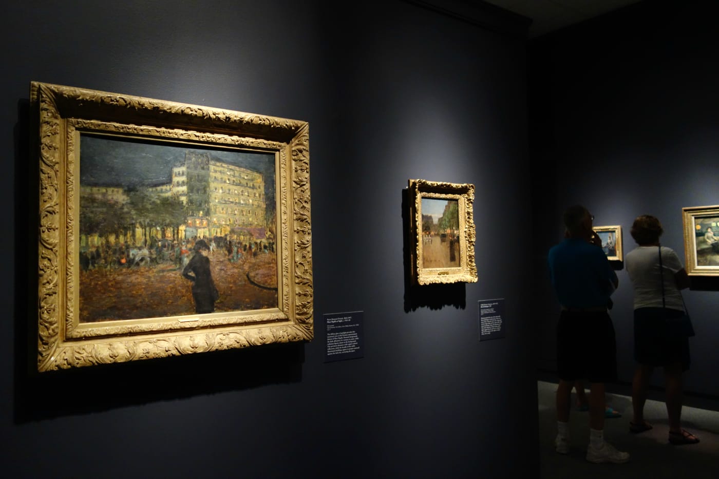 Installation view of 'Electric Paris' at the Bruce Museum (photo by the author for Hyperallergic)