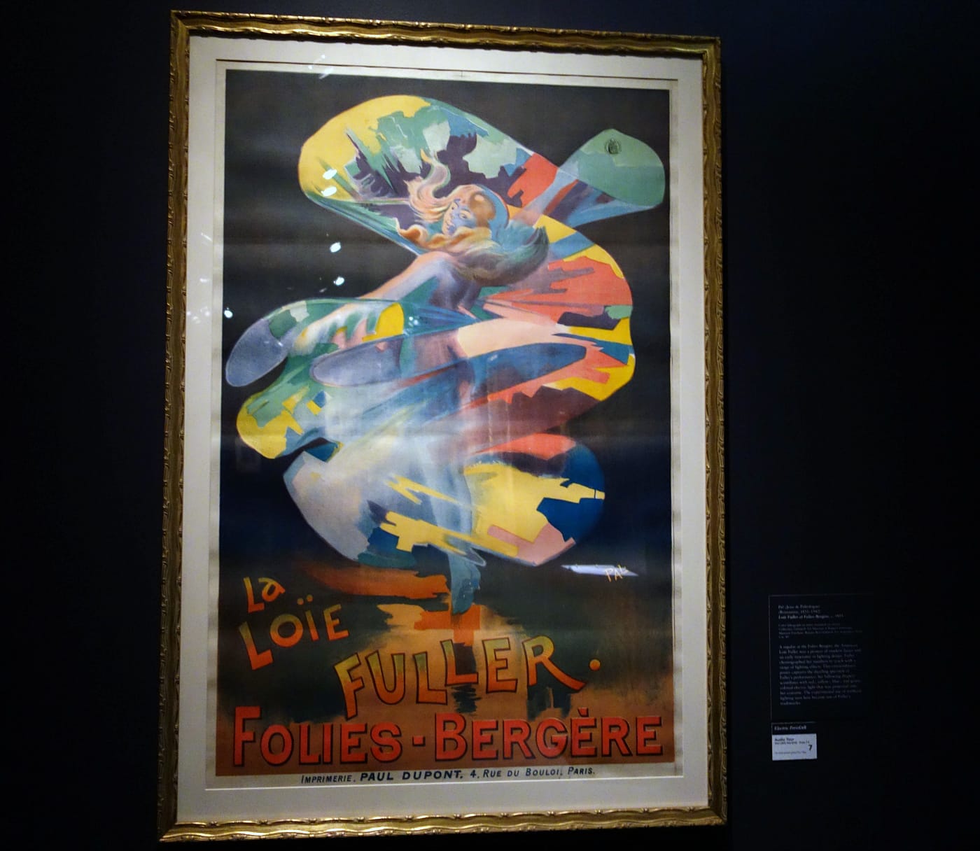 Installation view of 'Electric Paris' at the Bruce Museum (photo by the author for Hyperallergic)