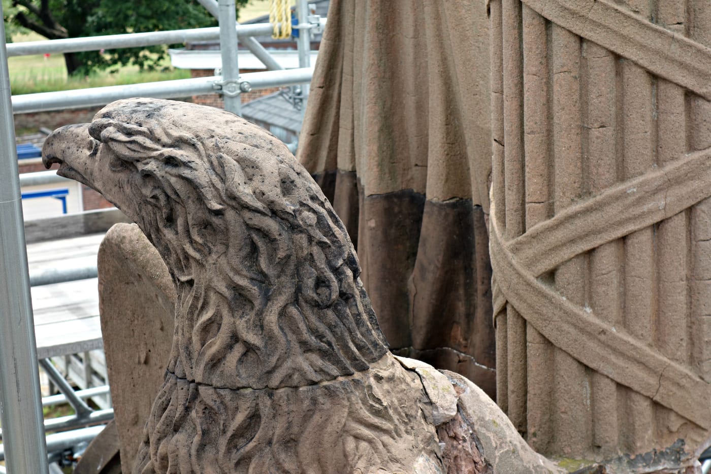 The eagle on Fort Jay, Governors Island