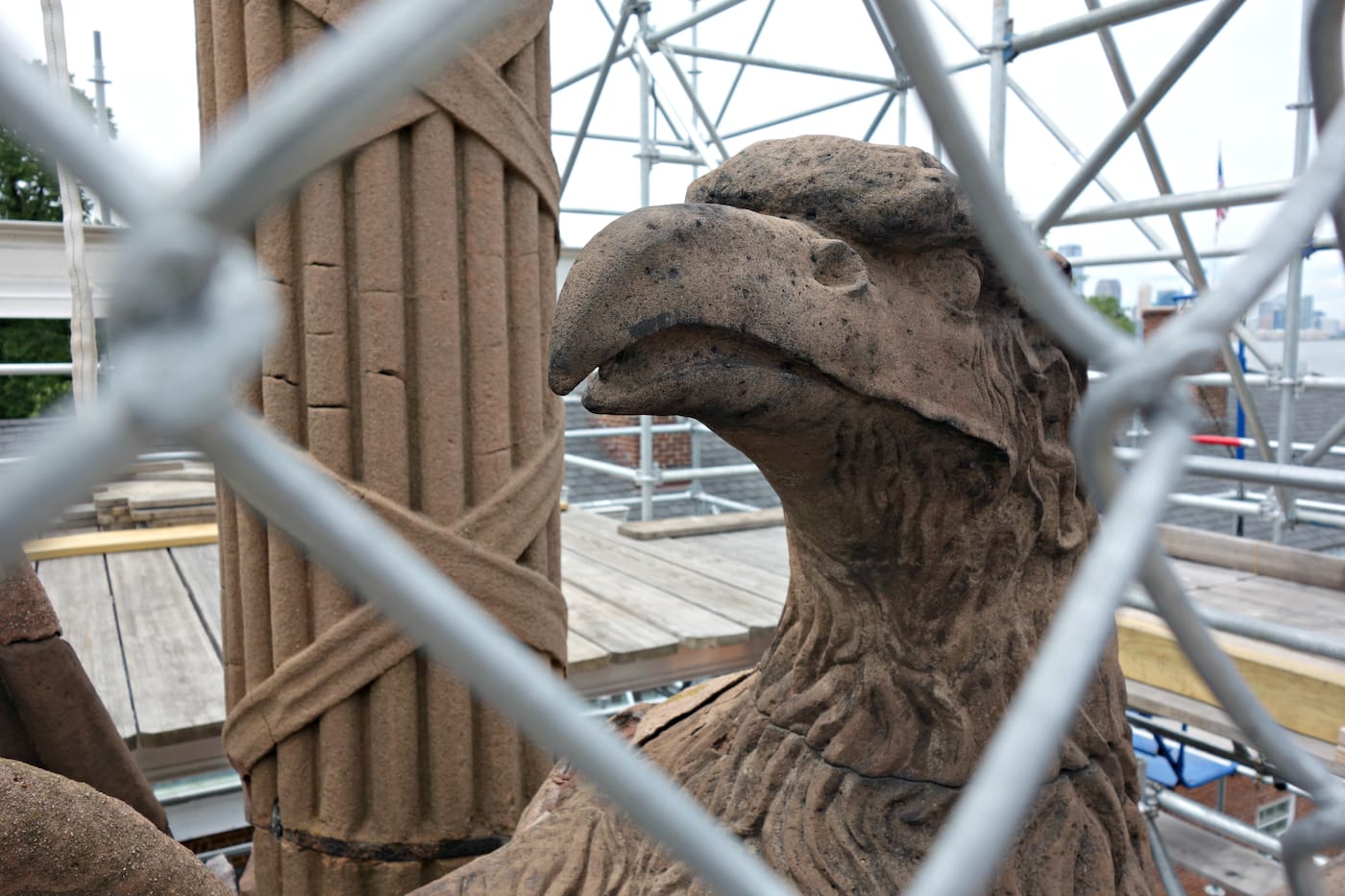 The eagle on Fort Jay, Governors Island