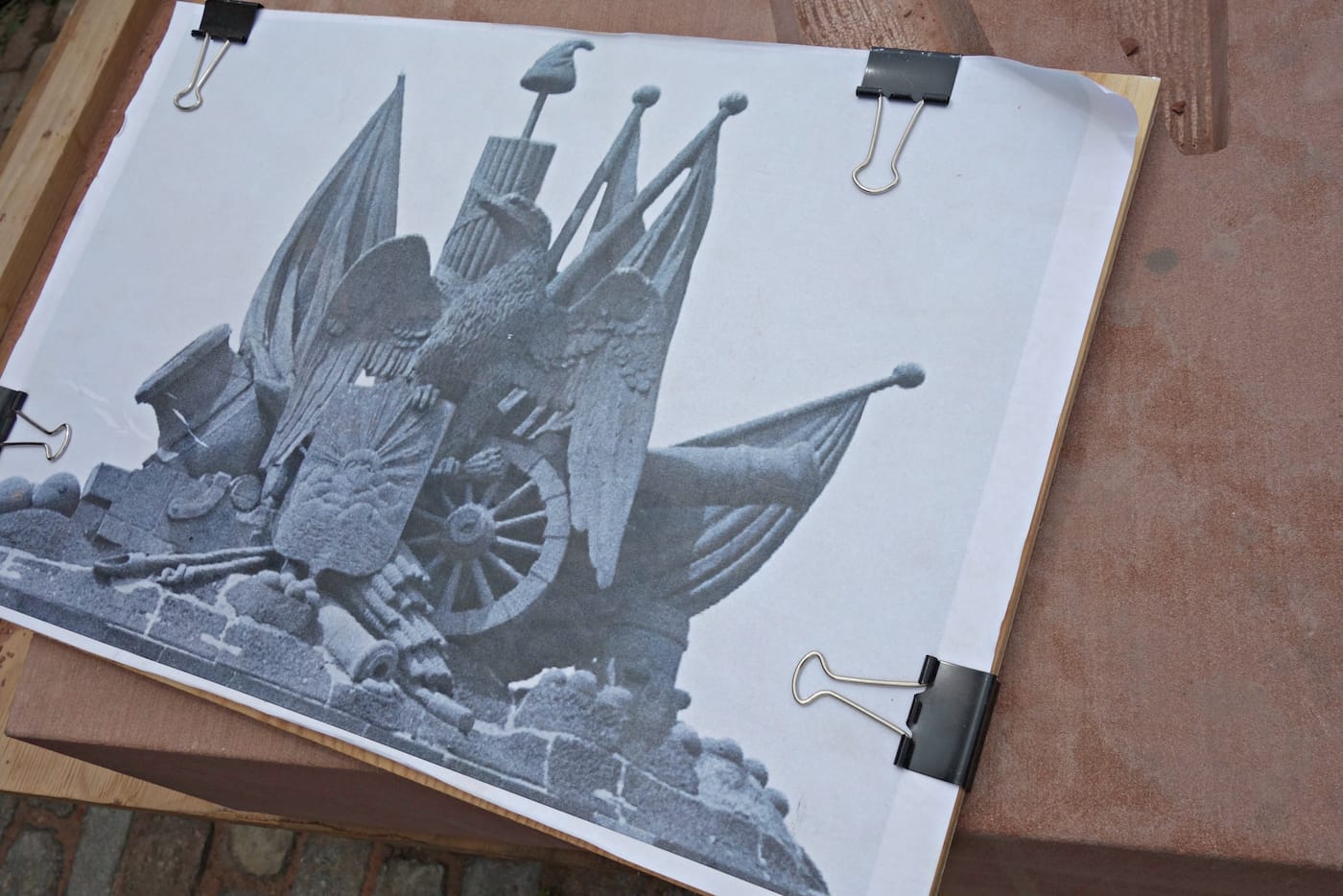 The eagle on Fort Jay, Governors Island