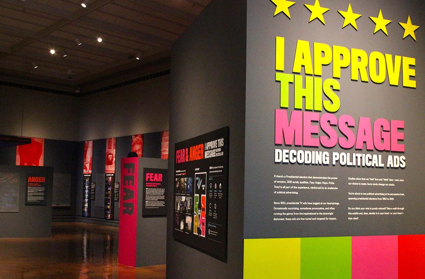 I Approve This Message, installation view.