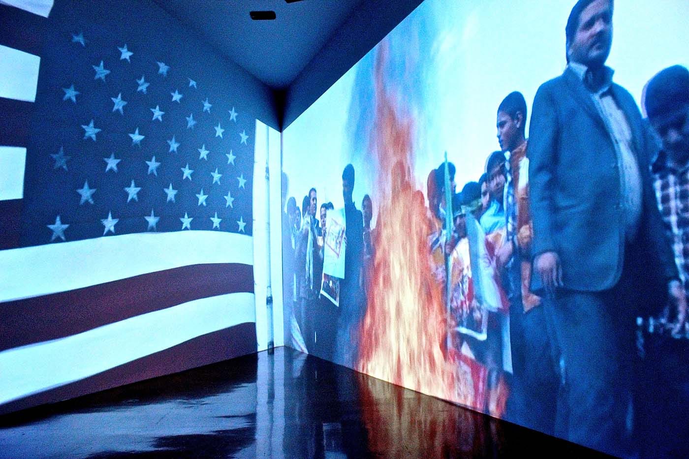 Inside "The Mood Room" in I Approve This Message.