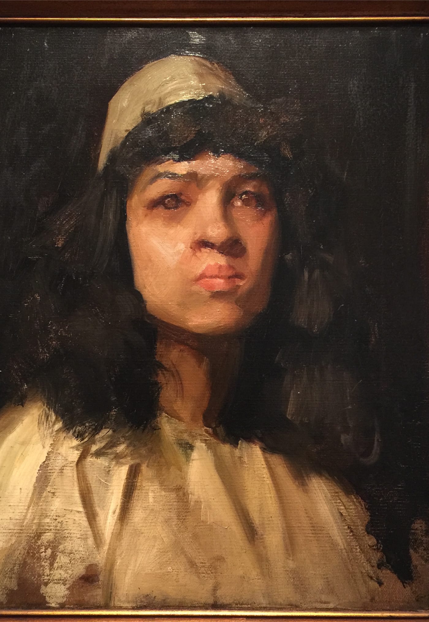 William Merritt Chase, "Study of Head (Mary Y. Robinson)" (1890) (click to enlarge)