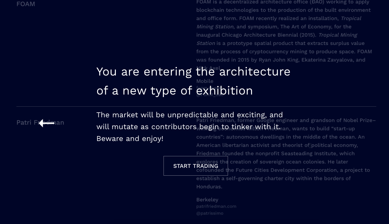 Åzone Futures Market screenshot