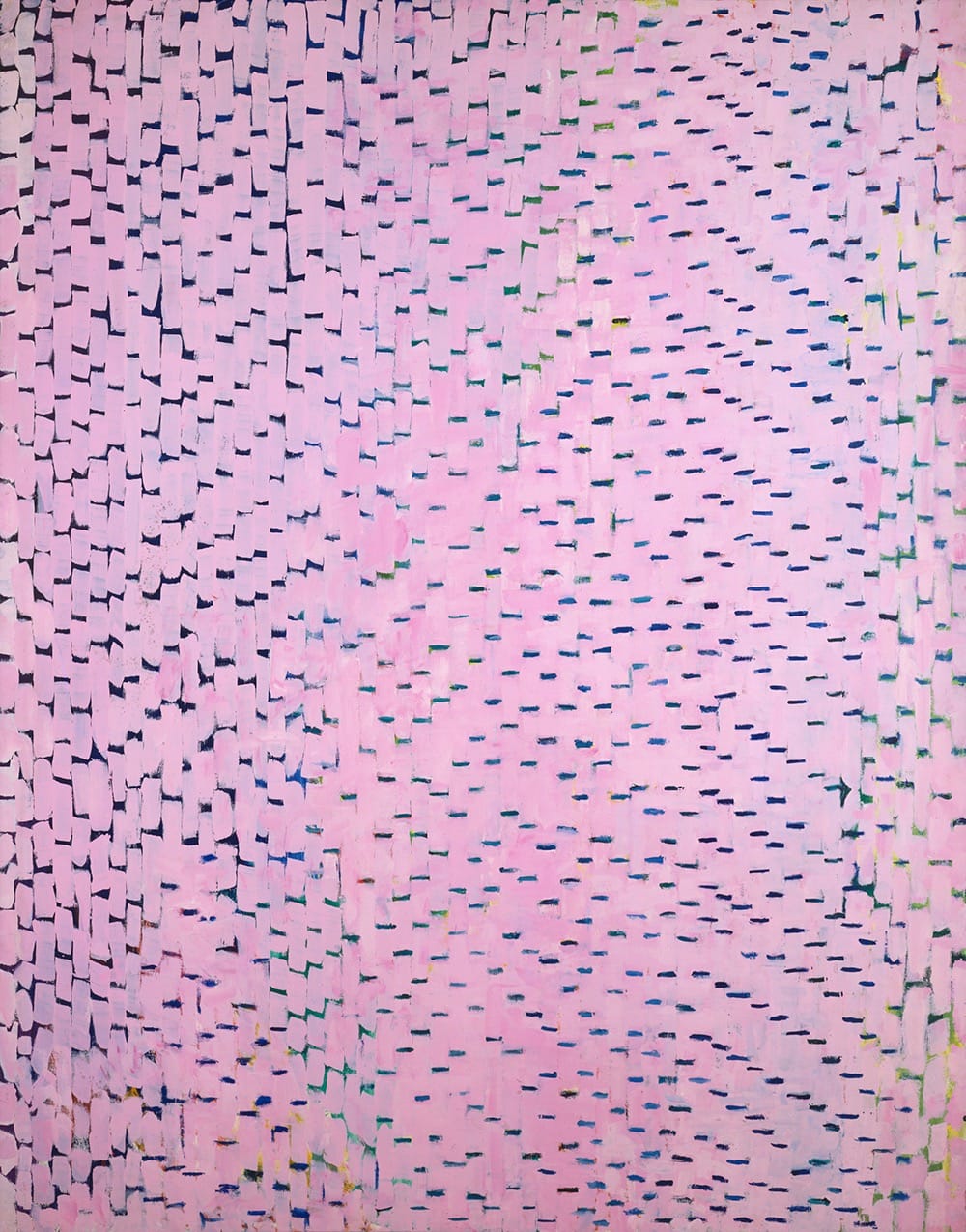 Cherry Blossom Symphony, 1973 Acrylic on canvas, 69 × 54 in. Collection halley k harrisburg and Michael Rosenfeld, New York, NY