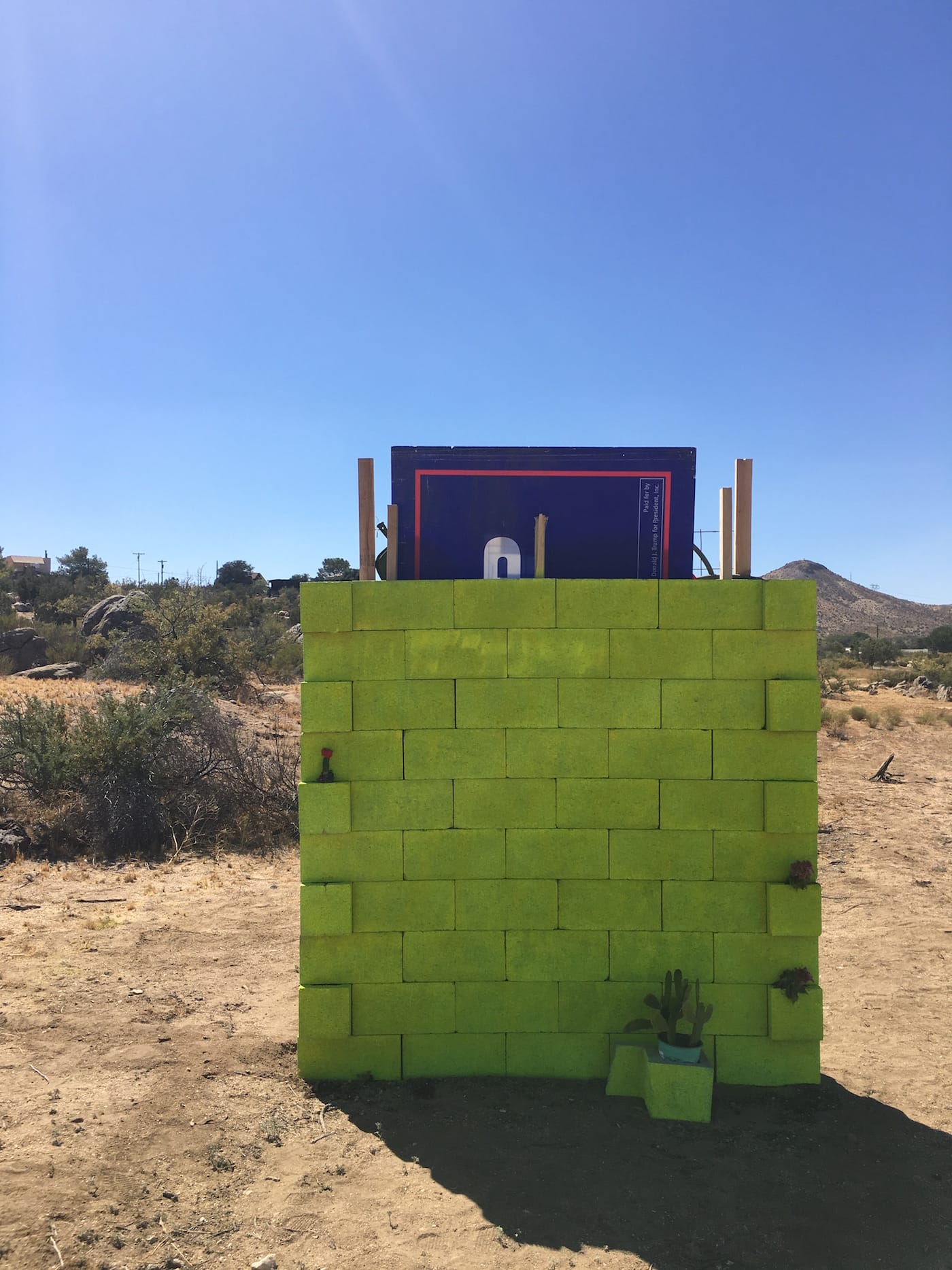 Trump's wall Mexican side