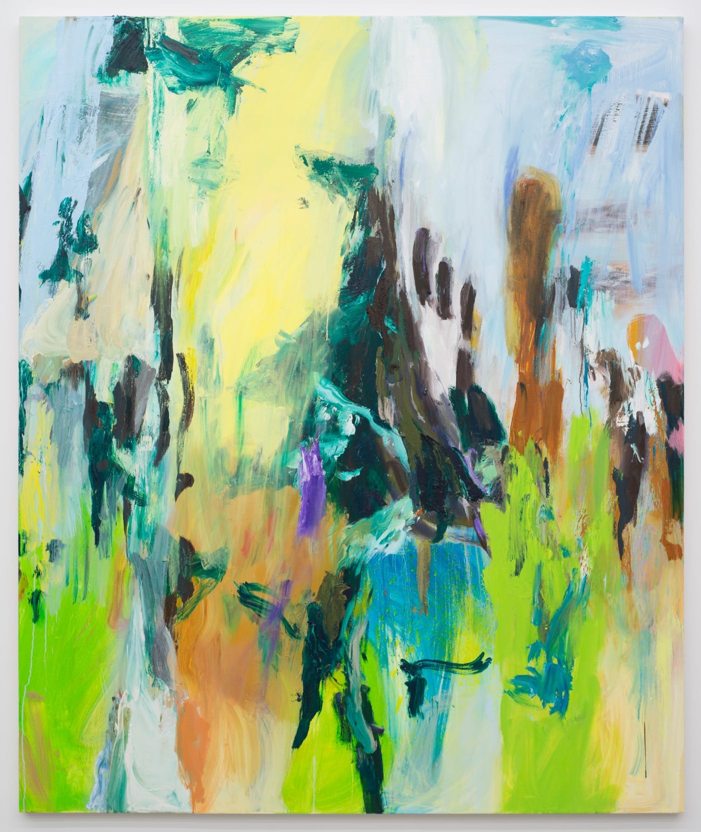 Wallace Whitney "Untitled" (2016) Oil on canvas 75 x 68 inches