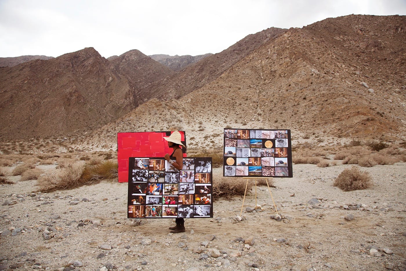 Xaviera Simmons, Red (Number One), 2016, color photograph, courtesy of the artist and David Castillo Gallery