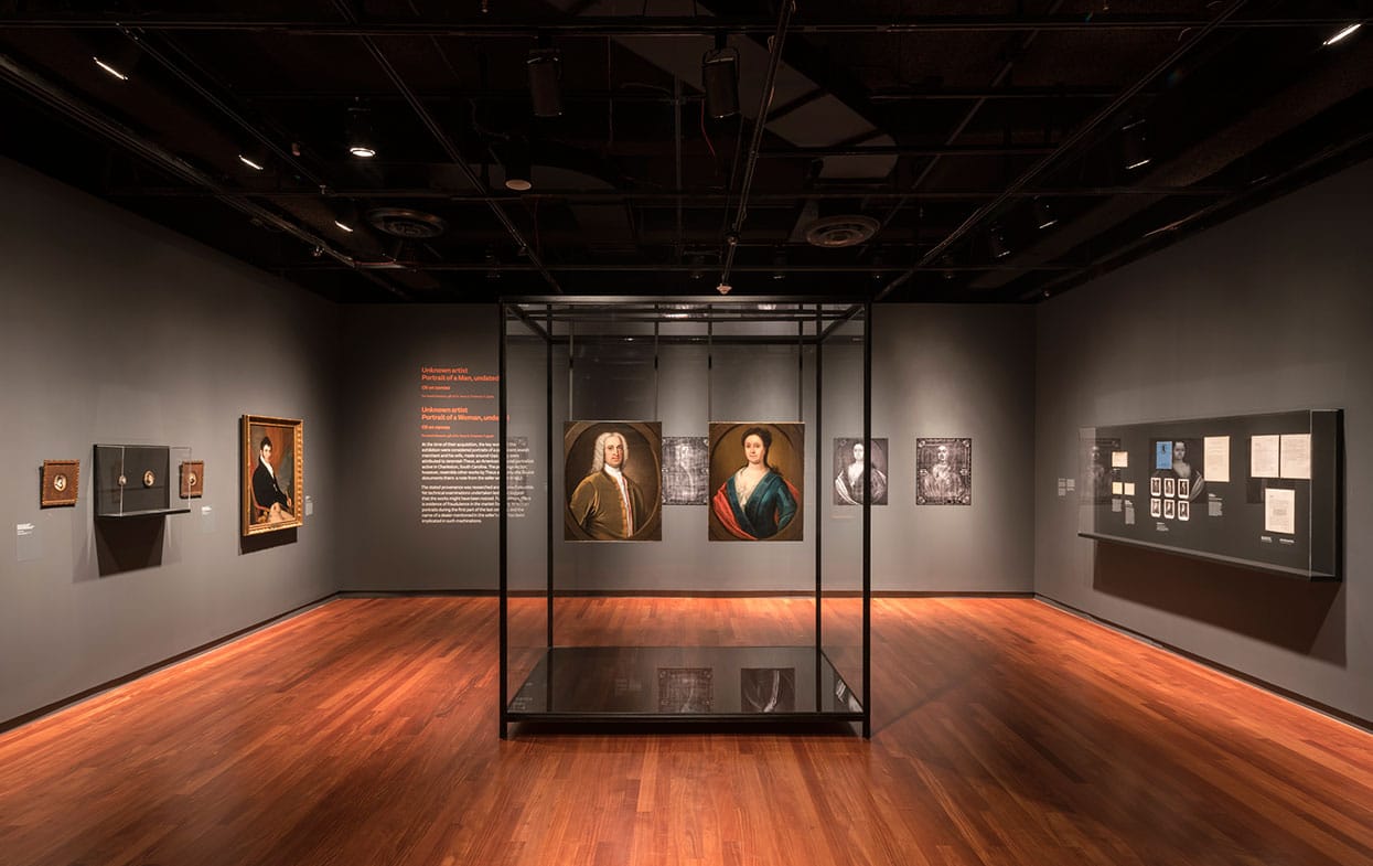 Installation view of "Masterpieces & Curiosities: The Fictional Portrait" at The Jewish Museum (photo by David Heald, all images courtesy The Jewish Museum, NY)