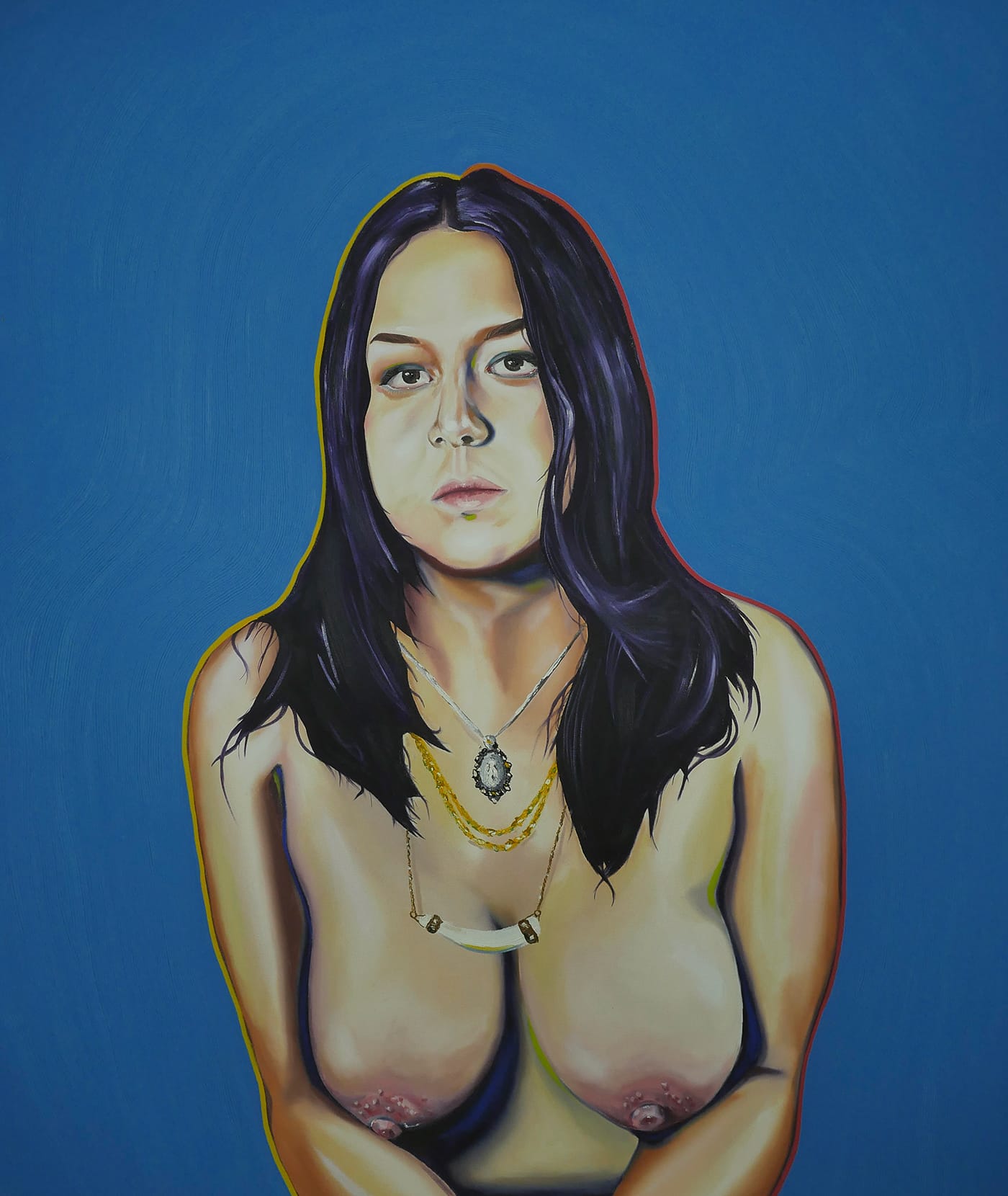 Ryan Wilks, "Ana," oil on canvas, 48" x 56" (click to enlarge)