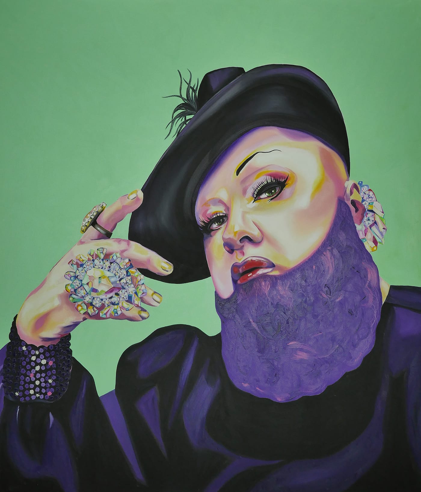 Ryan Wilks, "Andy," oil on canvas, 48" x 56" (all images courtesy the artist)