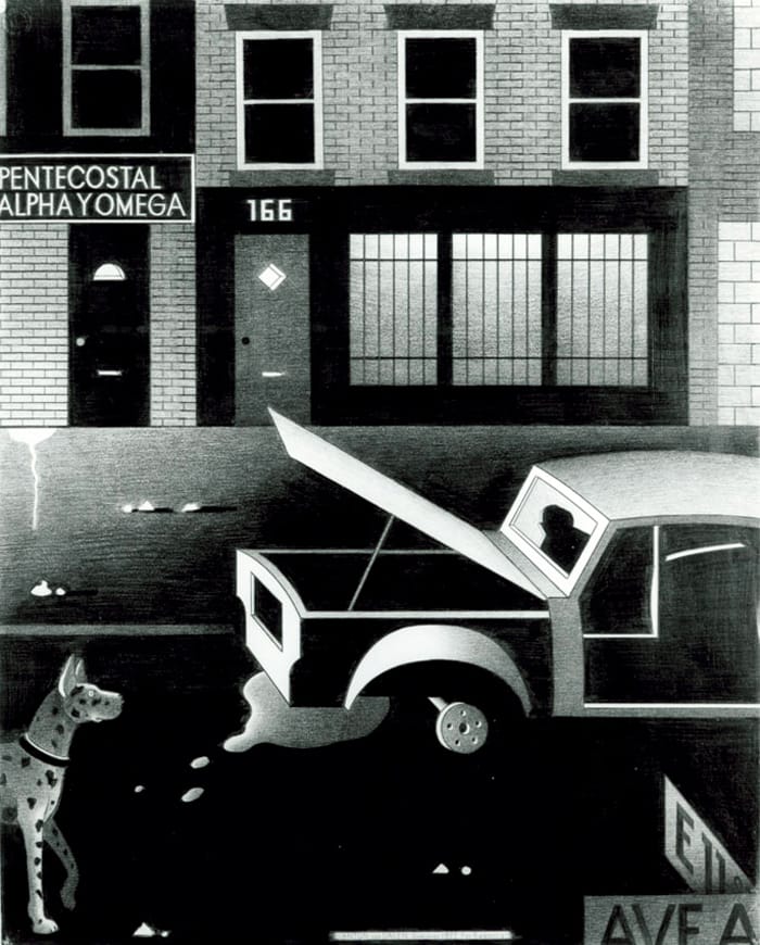 Anton van Dalen_Alpha y Omega with Dog_1975