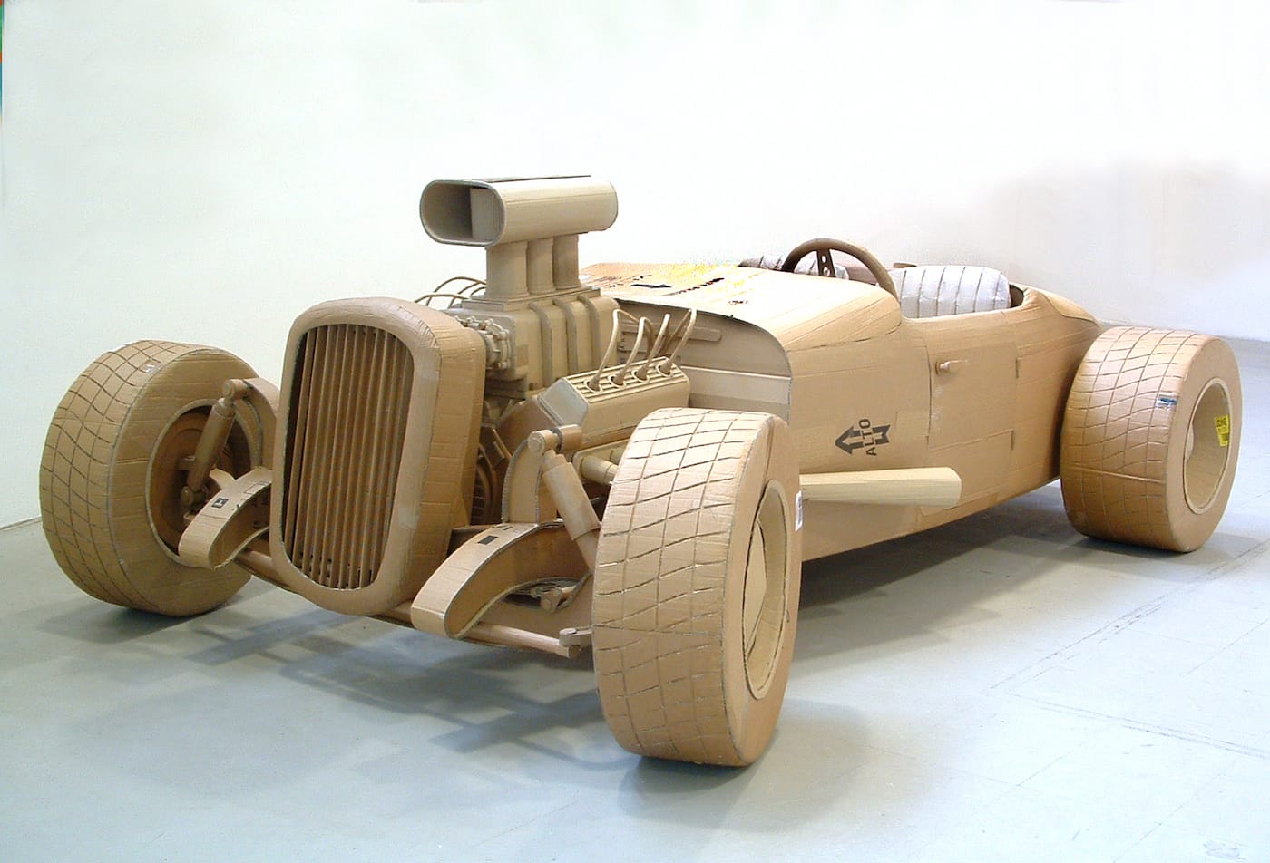 Chris Gilmour, "Ford" (2006), cardboard and glue, dimensions variable