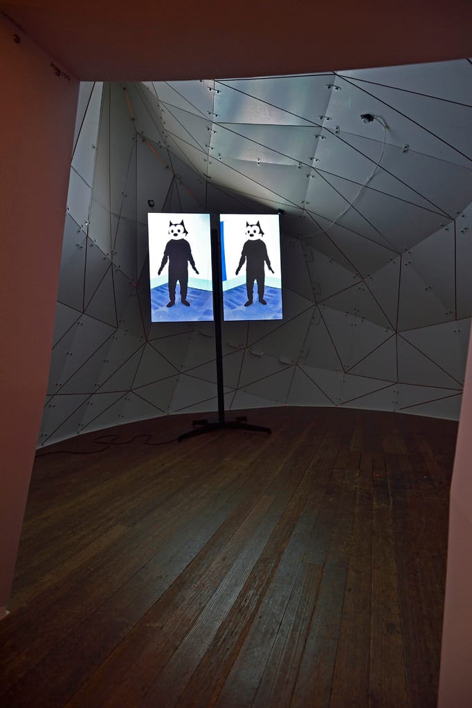 Mark Leckey, "FEELINTHECAT" (2016), installtion view