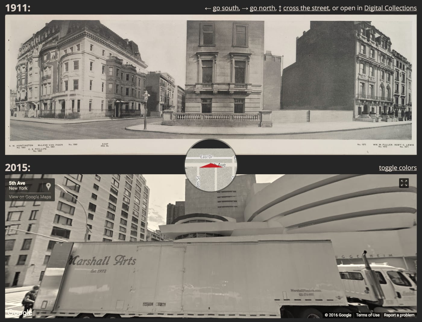 Street View, Then & Now: New York City's Fifth Avenue