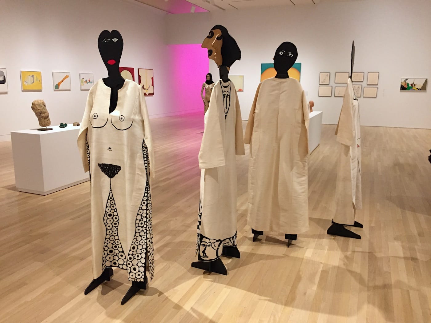 Work by Huguette Caland.